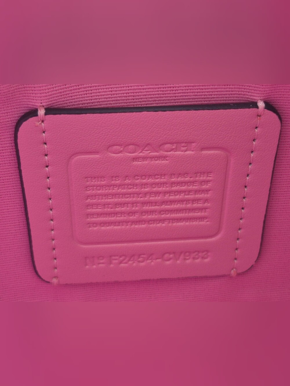 Coach Dusty Pink Teri Shoulder Bag - Picture 10 of 10